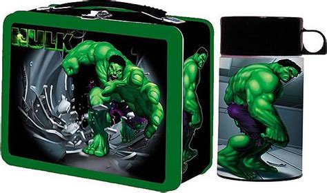 neca metal lunch box|The Hulk Metal Lunchbox with Drink Container by NECA.